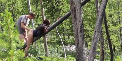 quickie in the woods