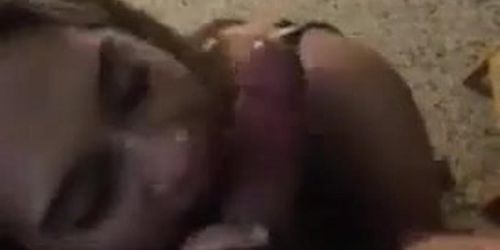 Cute Blonde gets excited for sucking dick