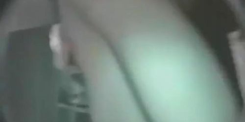 A hot ass in a thong on an upskirt video