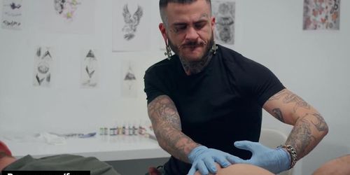 Bromo - Super-Hot Tatted Guy Fly Tatem Shoves His Big Dick Deep Inside Lev Ivankov'S Tight Ass
