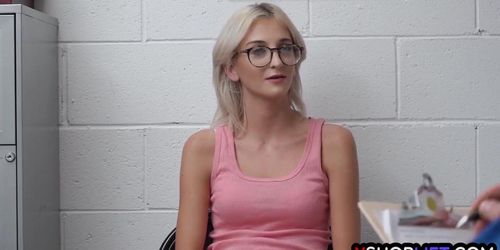 Petite blonde searched by cops dick after strip search