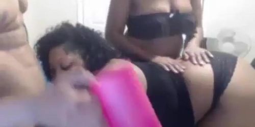lucky guy enjoy with two sluts