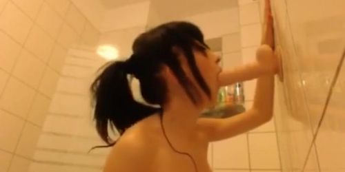 BUSTY TEEN ORGASM IN THE SHOWER PT 2