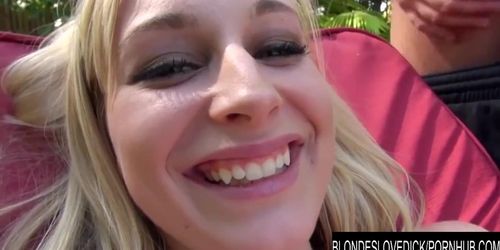Blondes Love Cock - Young N Beautiful Stacie Jaxxx Enjoys Fucking Outdoors