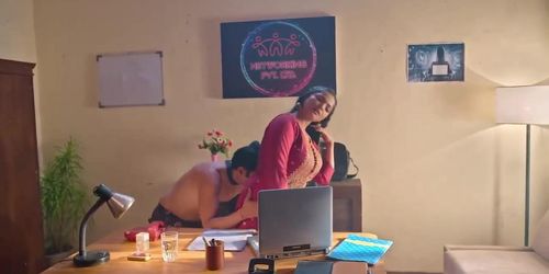 Indian Beautiful Employee Fucked Rough By Boss In Office