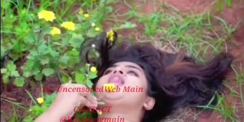 Nila-Nambiar Showing Tits & Rubbing Pussy Outdoor In Flower Farm
