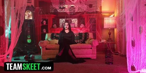 Want to Celebrate Halloween with Whitney Wright and Her Spooky House? See more on TeamSkeet. (Chad Alva)