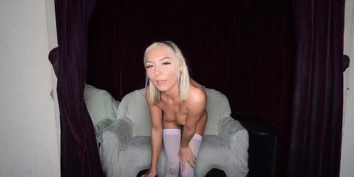 Blonde Stripper Chloe Temple Delights with VIP Blowjob & Sex (Joshua Lewis)