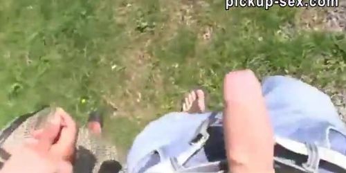 Dark skin brunette girl Isabella fucked and jizzed on her boobs