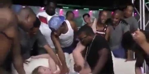 ajx busty inside BBC club ganging