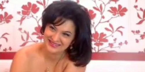 Brazilian milf with busty tits on cam