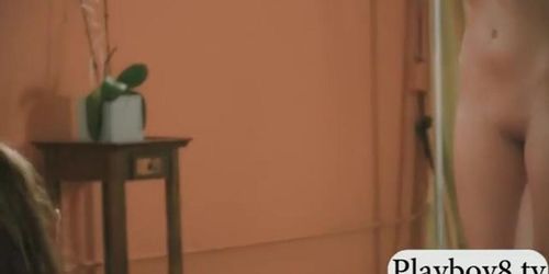 Massive tits blonde tutor teaches new yoga techniques
