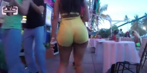 big ass yellow shorts