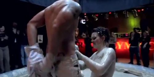 Mudwrestling Threesome
