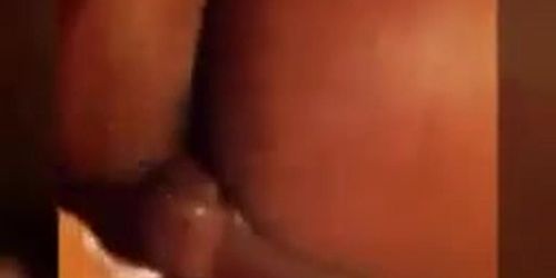 Round Booty Black Girlfriend Gets Fucked Doggystyle