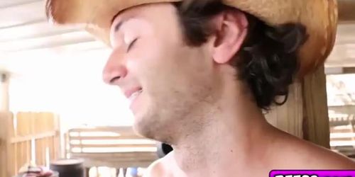 Cowgirls Go After A Lone Cowboy And Have A Grand Ole Time (Just ask)