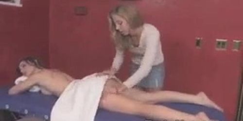 lesbian tushy massage