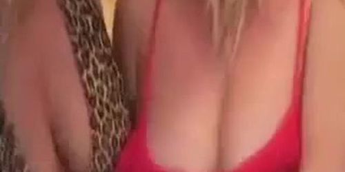 Nasty grannies tongue each others big beautiful tits