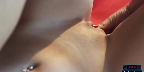 Two lesbian teen xmas babes pussy licking and fingering (Aidra Fox, Taylor White)