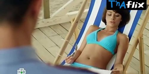 Olena Balamutova Breasts,  Bikini Scene  in The Beach
