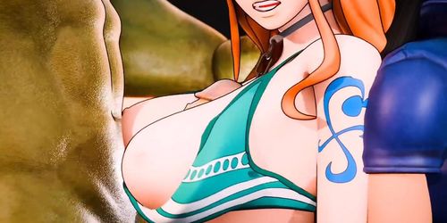 Nami and Robin 3d