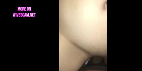Sexiest asian babe sucking dick and cum