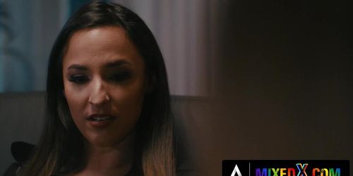 MIXEDX - New Cute Apprentice Amirah Adara Fucks With Her Hot Vampire Master Alyssa Bounty