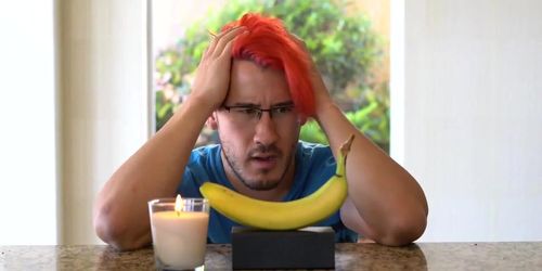 Sexy Interracial Man Contemplates Shoving A Rock Rough Banana Up His Hole