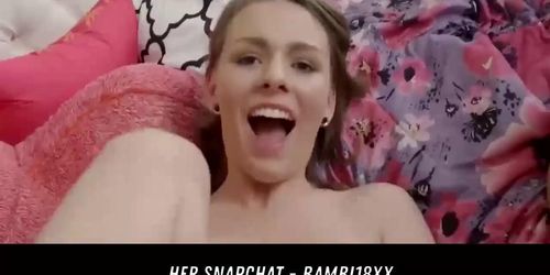 Stepsiss Horny Friend Wants My Dick Her Snapchat - Bambi18Xx