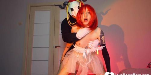 LOVEHOMEPORN - Redhead babe gets fucked by a cultist