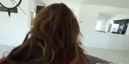 Pov Clip With a Stunning Bitch Fucking