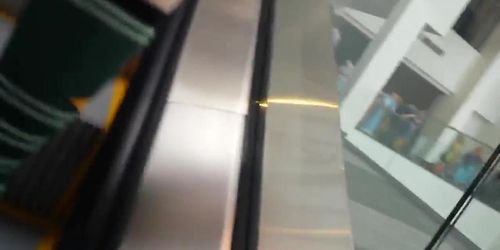 escalator upskirt
