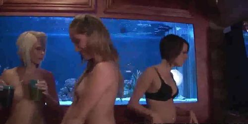 Group of babes getting fully naked while playing roulette (Wild Sexy)