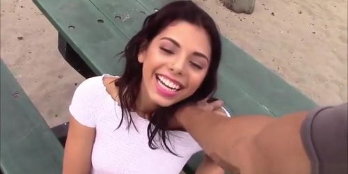 Toned latina gets her pussy fucked rough