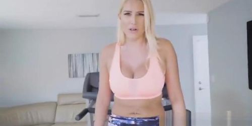 sucked on treadmill by big tit