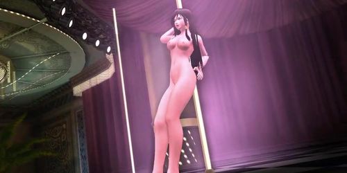 DOAX2 Nude Pole Dance for All Girls