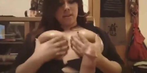 Titty fucking busty Mexican teen