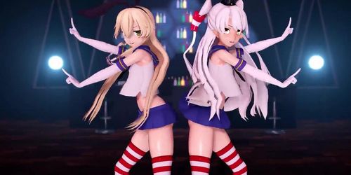 [MMD R-18] Shimakaze & Amatsukaze - Next Level (GenesisMMD)