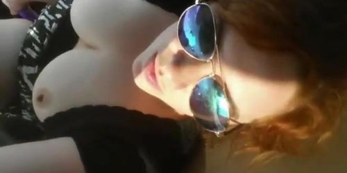 Mastrubating in Sir's Car