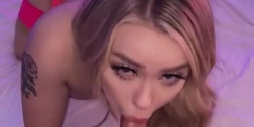 MRLUCKYVIP - Blonde Haley Spades Tight Pussy Swallows Her Desired Dick