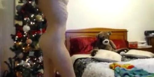 Sexy Amateur Girl Rubs Pussy Doggy And Toys On Live Sex Show Pt 3