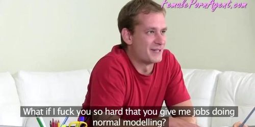 Dirty talk at porn interview