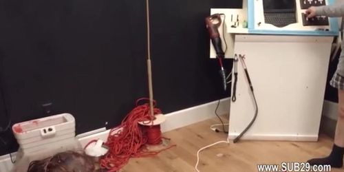 gentle violently banged bdsm girl