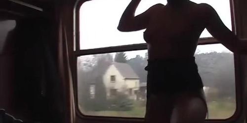 Pickup For Train Threesome orgy