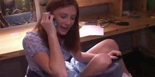 A steamy gangbang for a slutty redhead pregnant girl