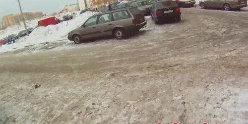 Pulled eurobabe fucked by stranger in POV