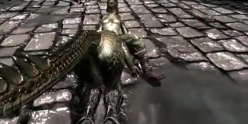 SkyrimSex Lizard Lesbians HD