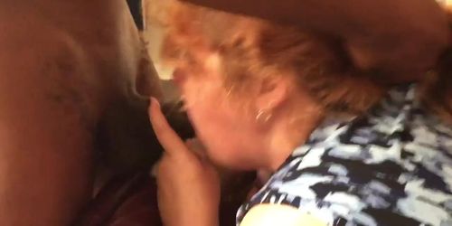 Redhead BBW does Hubby and A BBC