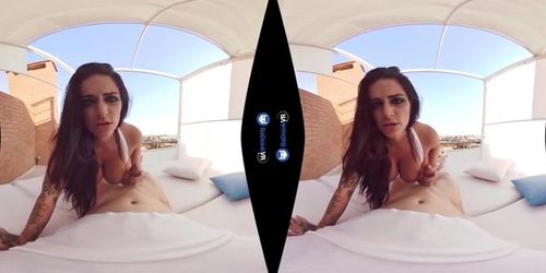 Badoink Vr  Screw Tattooed Raquel Adan On A Rooftop Vr Porn