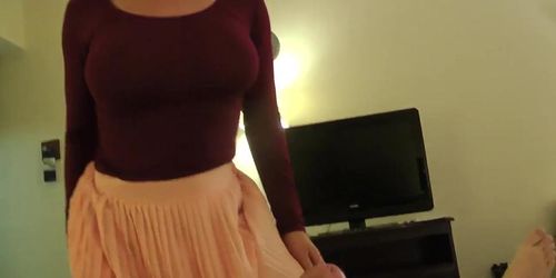 whore step mother catches you jerking off and fucks you